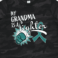 thumbnail image 4 of Inktastic Ovarian Cancer Awareness My Grandma is a Fighter Boys or Girls Toddler T-Shirt, 4 of 5