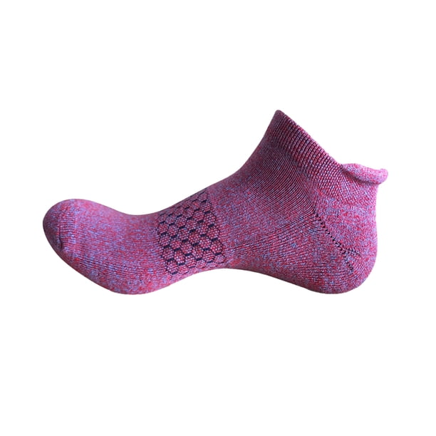 Calcetines deportivos Sonducket para hombre y mujer Cool Prevent Stay transpirables Burdeos