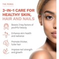 thumbnail image 3 of Reserveage Tres Beauty 3 Beauty Supplement for Hair Skin and Nails with Collagen Keratin and Biotin Gluten Free 90 Capsules 30 Servings, 3 of 5