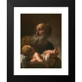 thumbnail image 2 of Petr Brandl 11x14 Black Modern Framed Museum Art Print Titled - Simeon with Infant Jesus (1725), 2 of 5