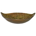 thumbnail image 1 of Leaf Shape Tempered Glass Sink Bowl - Gold, Green & Yellow, 1 of 1