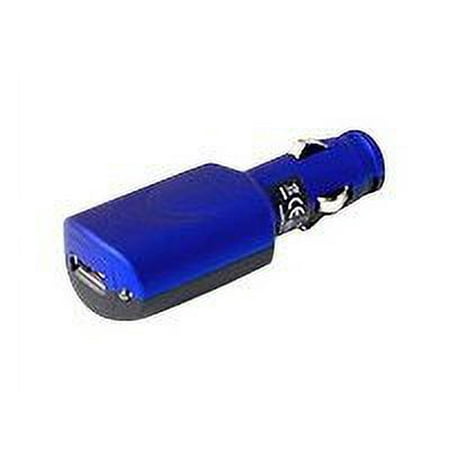 ifrogz Voltz Luxe Car Charger - Car power adapter (USB) - blue - for LG Axis, Thrive; Nextel i736; Nokia C7, N800, N810; Sony Ericsson C902, W580, W610