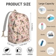 thumbnail image 5 of German Shepherd Dog and Flower Backpack for School,Cute School Bag,Schoolbag with Adjustable Shoulder Straps & Padded Back,15.7"x11.8"x5.5", 5 of 5