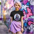 thumbnail image 5 of Samurai Graphic Unisex 100 Cotton Staple Tee 15, 5 of 27