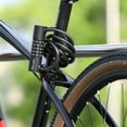 thumbnail image 4 of Bike Locks,Lock -theft Coiled Cable Lock Ebike Coiled Cable Lock 5 Resettable Combination Lock Cable Combination Lock Cable 5 Lock -theft Coiled Lock Huiop Lock, 4 of 7