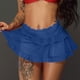 thumbnail image 2 of Falda de malla sexy de color sólido de cintura alta para mujer Bragas de lencería sexy Wmkox8yi FGJ1517, 2 of 8