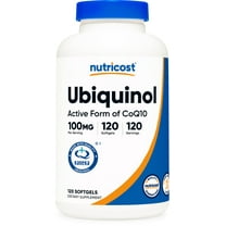 Nutricost Ubiquinol Softgels (120 Softgels | 100 mg Per Serving) - Superior Absorption Antioxidant | Active Form of CoQ10 - Gluten Free, Non-GMO
