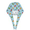 thumbnail image 3 of Kdxio Modern Ice Cream Pattern Turban Hat for Women Men Comfortable Adjustable Cleaning Working Cap with Sweatband, 3 of 8