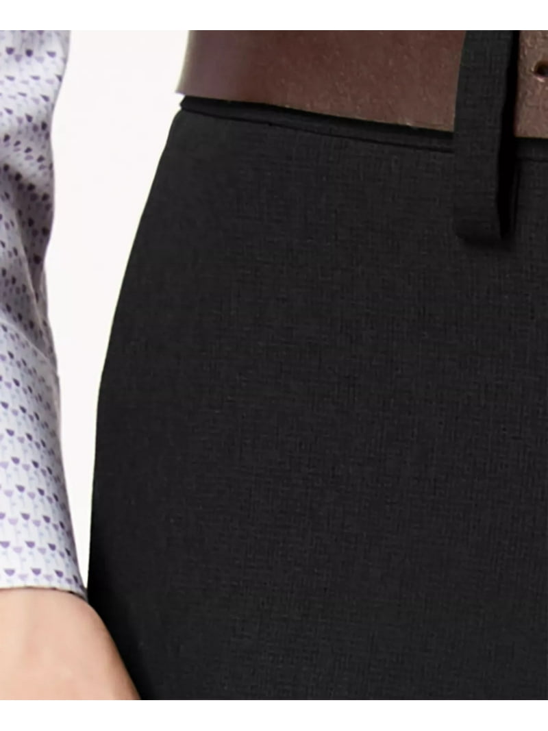 Kenneth Cole Reaction Men's Modern Fit Micro Check Dress Pants Black Size  34X32 - Walmart.com
