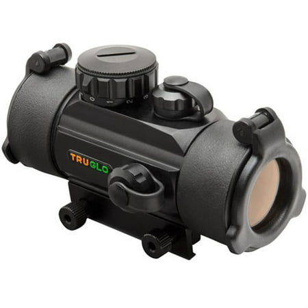 TruGlo Crossbow Series 30mm Red Dot Sight, 3-Dot Reticle, Black -
