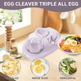 thumbnail image 2 of 3 In 1 Egg Slicer For Hard Boiled Eggs, Strawberry Slicer Grape Cutter, 2026 New Stainless Steel Dicer Egg Slicer Dishwasher Safe, Fruit Cutter For Egg Strawberry Mushroom, 2 of 8