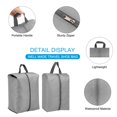 thumbnail image 3 of Uxcell Travel Shoe Bags, Waterproof Shoe Storage Organizer Shoe Pouch with Zipper, Gray 2 Pack, 3 of 6
