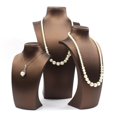 thumbnail image 5 of S SERENABLE Necklace Bust Display Rack Jewelry Pendant Chain Display Holder Womens Neck Jewelry Organizer Stand Holder Rack Gold 12.5x23cm, 5 of 5