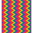 thumbnail image 3 of Ambesonne Geometric Duvet Cover Set, Zig Zag Chevron Shape, 2-Calking, Multicolor, 3 of 7