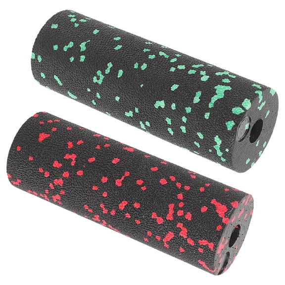 LABSERRON 2Pcs Travel Yoga Roller Column with Non Slip Surface for Muscle Massage and Exercise