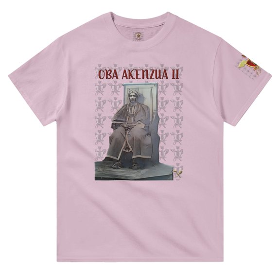 Oba Akenzua II Heavyweight Unisex T-Shirt - Light Pink
