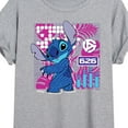 thumbnail image 3 of Disney - Lilo & Stitch - Stitch Grid - Women's Oversized T-Shirt, 3 of 5