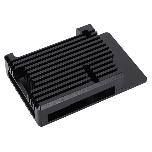 Caja de refrigeración para placa base de aleación de aluminio de color negro apta para Raspberry Pi 3.º modelo B 2b 3b