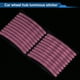 thumbnail image 5 of 20 Pcs Calcomanías para Llantas en Arco Decorativas para Llantas de Automóvil de 14-22" Rosa Neón Reflectante PET, 5 of 6