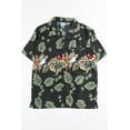 thumbnail image 2 of Ragstock Black Tropical Parrot Hawaiian Shirt, 2 of 3