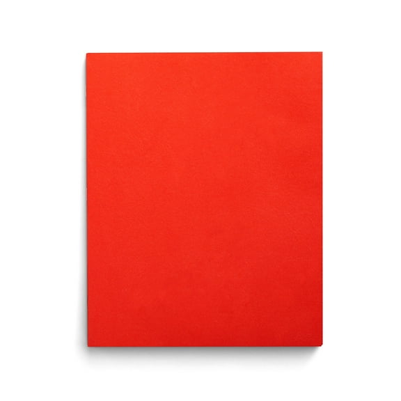 Staples Smooth 2-Pocket Paper Folder with Fasteners Orange 25/Box (50775/27543-CC) ST27543