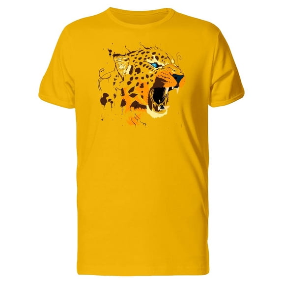 Watercolor Splash Cheetah Tee Men's -Image by Shutterstock