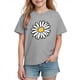 thumbnail image 1 of Blusas y camisas de manga corta con cuello redondo para niños y niñas, camisetas gráficas de manga corta, blusas con estampados bonitos para la temporada escolar., 1 of 8