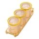 thumbnail image 1 of Plato para servir bocadillos de frutas secas Bandeja para servir nueces y dulces Plato para aperitivos 3 rejillas, 1 of 6