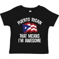 thumbnail image 3 of Inktastic Puerto Rican Awesome Boys or Girls Toddler T-Shirt, 3 of 5