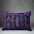 thumbnail image 3 of Creative Products Boo Spiderweb Purple 14x20 Spun Poly Pillow, 3 of 3