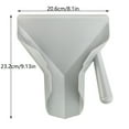 thumbnail image 3 of French Fry Bagger Scoop, Multifunctional Commercial Popcorn Scooper, Plastic Smooth Food French Fries Shovel Fry Scoop (Dual Handle) 1 Pcs, 8.1x9.13", 3 of 6