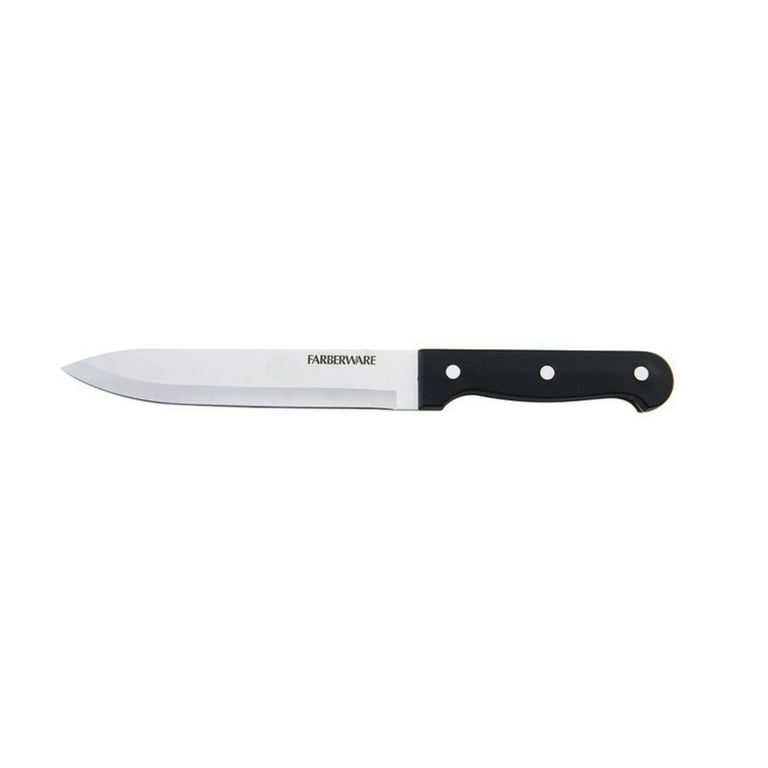 Gourmet Edge 7 Piece Diamond Nonstick Blade Cutlery Knife Set with Block 70-5007