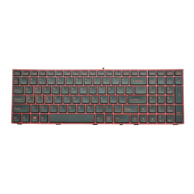 ziyahi Keyboard with Backlight Universal Plug and Play Input Equipment Red Frame Keys Board Keyboards Replacement for Z7