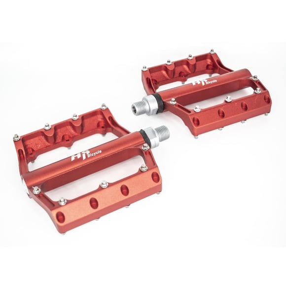 Pedales para Bicicleta BMX HS Alnc-823 Rojo 1/2 M