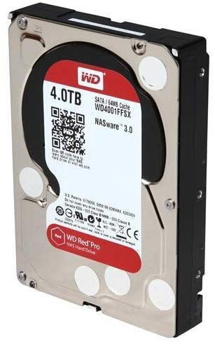 WESTERN DIGITAL WD4001FFSX RED Pro 4TB NAS 64MB cache SATA 6.0Gb/s 3.5 internal hard drive Bare Drive