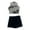 black, variant on HILABEE 1/6 Scale Tank Top with Shorts Casual for 12 inch Female Action Figures Accs black