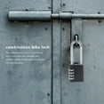thumbnail image 2 of 2 Pack Outdoor Combination Padlock Long Shackle Lock 6.5cm Shackle Waterproof 4 Digit Resettable Combination Lock, 2 of 8