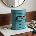 thumbnail image 4 of Hives and Honey Cari Jewelry Chest Jewelry Box for Women, Turquoise, 4 of 7