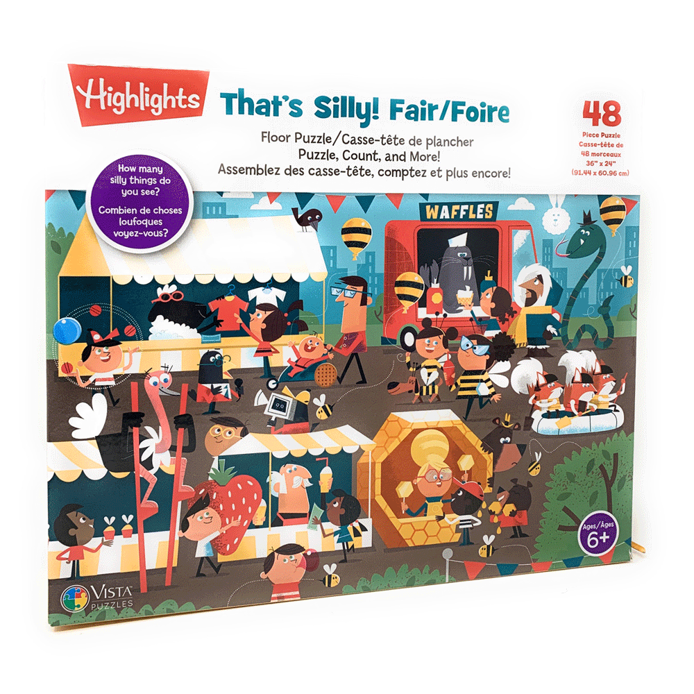 Vista Puzzles 48Piece Preschool Educational Jigsaw Puzzle for Kids