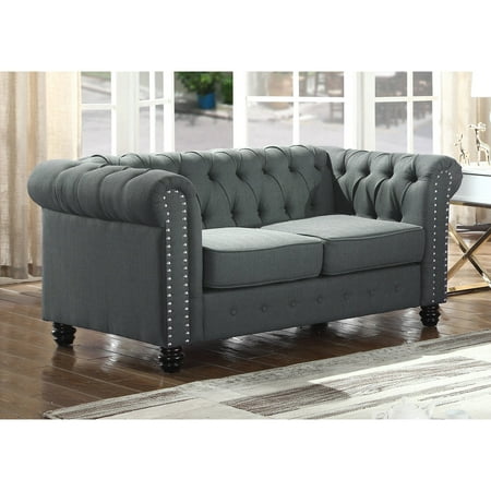 - Best Master Furniture Venice Upholstered Loveseat
