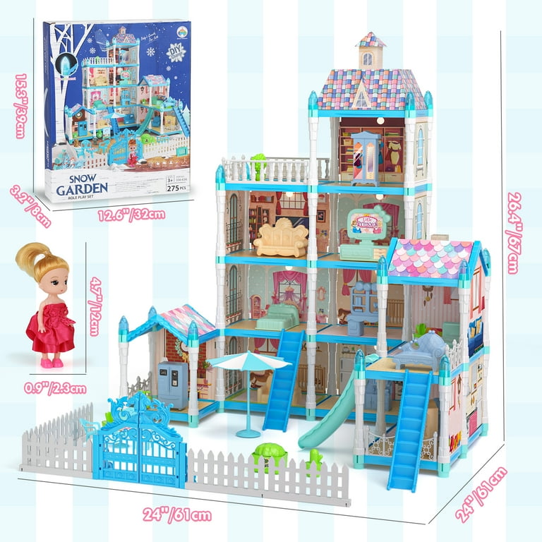 Doll House - Toys for 3 Year Old Girl, Dream Dollhouse 11 Rooms