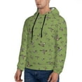 thumbnail image 3 of Naloa Mallard Duck Men's Casual Hooded Collar Drawstring Hoodies Pullover Sweatshirts Casual Long Sleeve Shirts-X-Large, 3 of 7