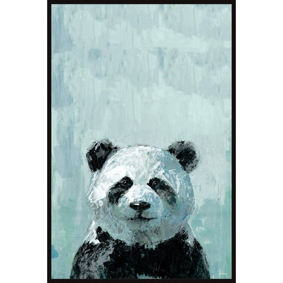 Marmont Hill What up Panda Floater Framed Canvas Wall Art