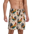 thumbnail image 2 of Fotbe Rooster Pantalones Cortos de Pijama para Hombre, Ropa de Dormir, Pantalones de Pijama Cortos para Hombre-XX-Large, 2 of 6