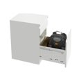 thumbnail image 4 of Hirsh Caisson Mobile Profond de 20 Pouces pour Dossiers, Boîte Métallique à 2 Tiroirs, Sac à Dos, Blanc, 4 of 5
