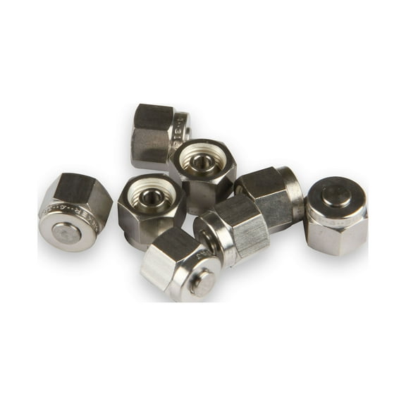 Holley EFI 543-164 1/4" Stainless EGT Cap - 8 pack