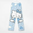 thumbnail image 3 of Hello Kitty Pajamas Pants Soft Elastic Waist PJ Bottoms Comfy Lounge Long Pants, 3 of 7