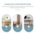 thumbnail image 4 of 24 Pcs Furniture Sliders Gliders for Carpet Laminate Floor Sliders Self Adhesive Sofa Glider Pads fo, 4 of 5
