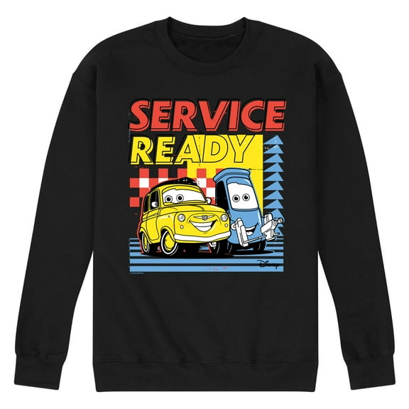 Cars - Service Ready - Men's Crew Neck Fleece Pullover