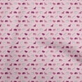 thumbnail image 1 of oneOone Polyester Spandex Light Pink Fabric Colorful Dinosaur Cartoon Sewing Material Print Fabric By The Yard 56 Inch Wide, 1 of 5